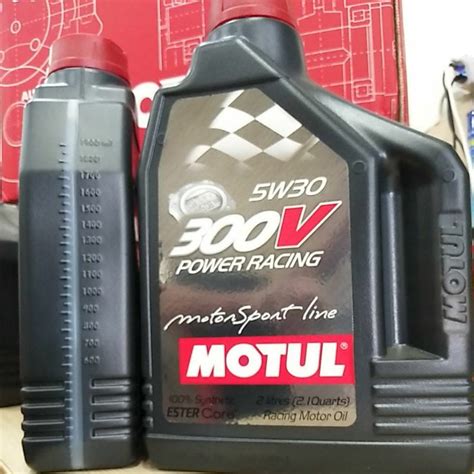 Motul 300v Motorsport Line Power Racing 5w30 2l Shopee Malaysia