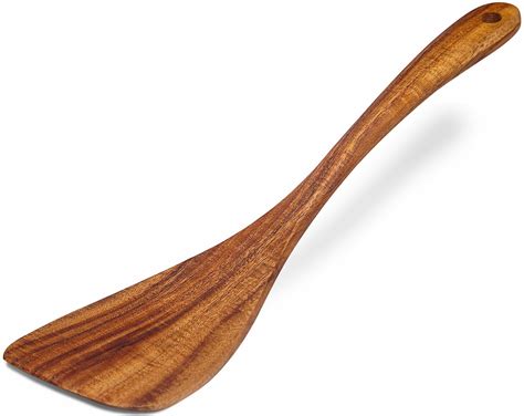 Wooden Spatula Wooden Turner Acacia Wood Handle Flat Handmade Spatula