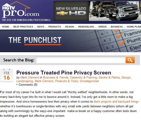 Pressure Treated Privacy Screen ‣ Myfixituplife
