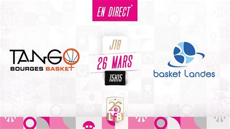 Live Tango Bourges Vs Basket Landes Dimanche H Lfb J