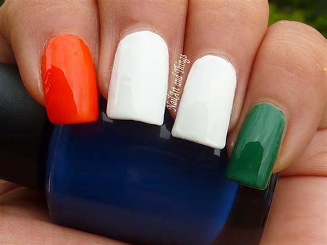 Indian Independence Day Nail Art Ideas Bling Sparkle