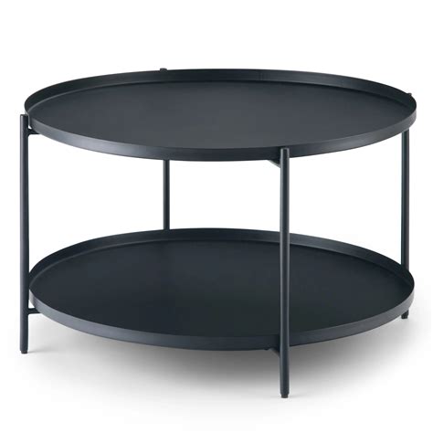 The Round Black Metal Coffee Table A Stylish And Functional Piece For Every Home Coffee Table