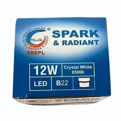 B W Spark Radiant Aluminium Led Bulb K At Rs Box In