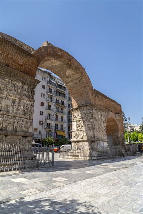 The Arch of Galerius in Thessaloniki, Greece Editorial Photo - Image of ...