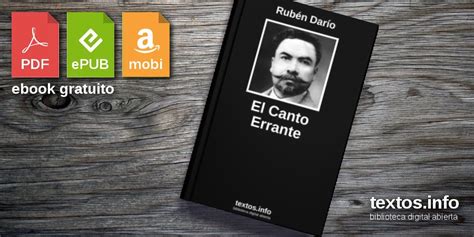 Libro gratis El Canto Errante Rubén Darío textos info