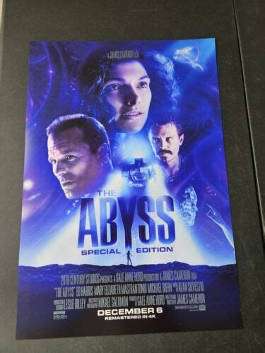 The Abyss 4K Special Edition Theater Print 2023 James Cameron Limited