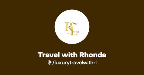 Travel With Rhonda Instagram Facebook Tiktok Linktree