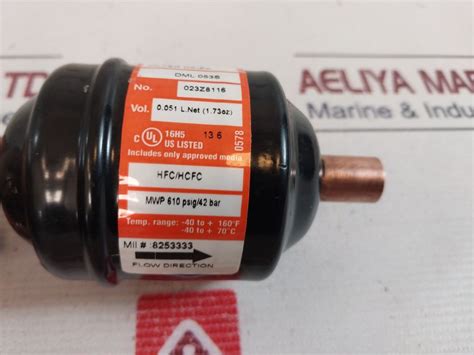 Danfoss Dml S Liquid Line Filter Drier Aeliya Marine