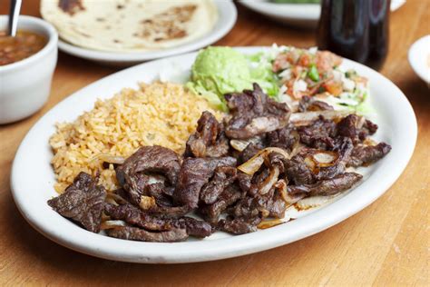 Beef Fajita Plate Menu Garcias Mexican Restaurant Central Texas