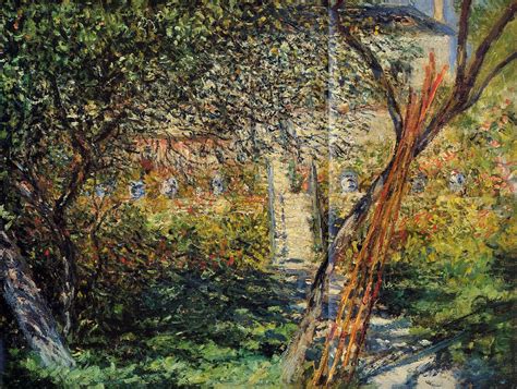 Garden At Vetheuil Monet Claude WikiArt Org