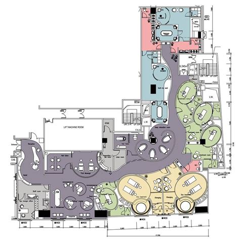 Hotel Spa Floor Plan