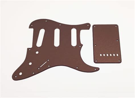 11 Hole Metallic Brown Acrylic Pickguard And Back Plate For Reverb