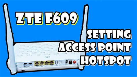 Tutorial Setting Modem ZTE F609 Jadi AP Voucher Wifi Hotspot MikroTik