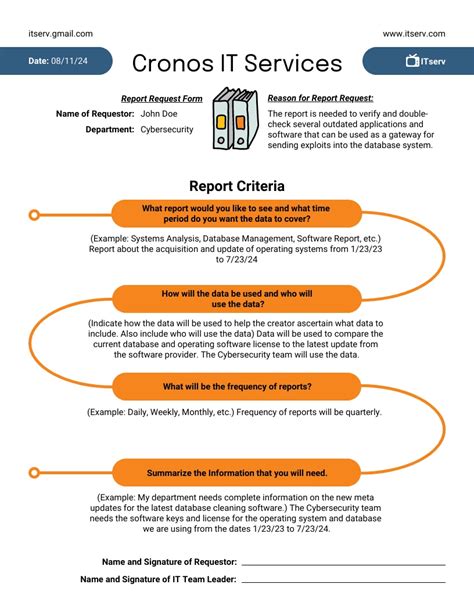 It Report Request Form Template Venngage