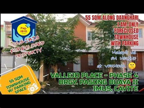 55 SQM WITH PARKING MURANG TOWNHOUSE VALLEJO PLACE IMUS CAVITE