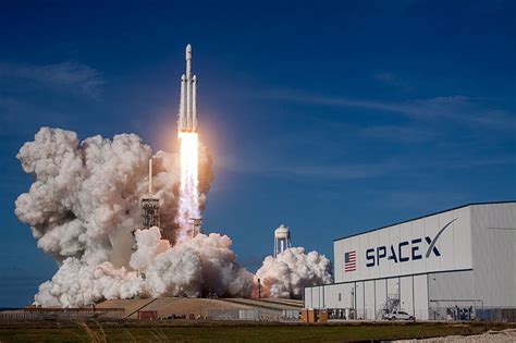 HD Wallpaper SpaceX Rocket Long Exposure Clouds Smoke Sky Cloud