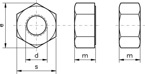 Heavy Hex Nut UNC 7 16 Inch In Zinc Plated Steel A563 A ANSI ASME B18