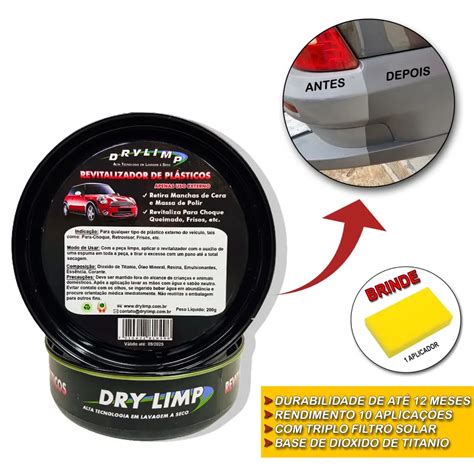 Dry Limp Revitalizador De Pl Sticos Para Choque Friso Retrovisor