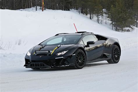 Lamborghini Huracan Sterrato Off Road Supercar Makes Spy Photo