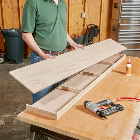 How To Build Simple Floating Shelves With Plywood And Veneer Floating