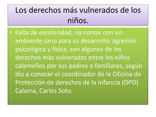 Derechos Vulnerados PPT