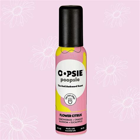 Oopsie Poopsie Poo Gone Bathroom Bowl Toilet Spray Deodorizer 2oz 24