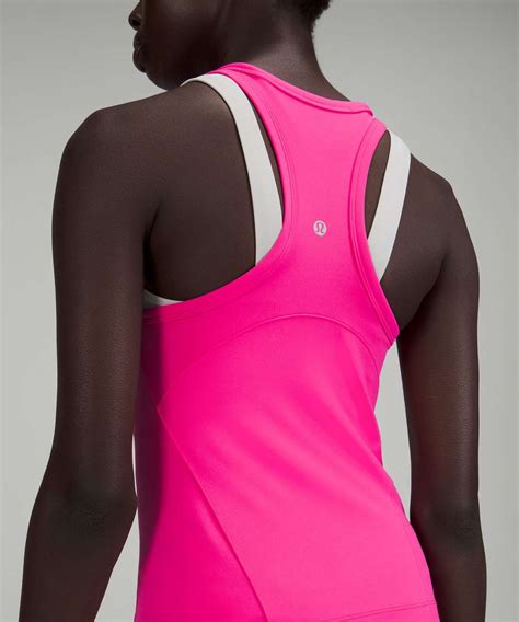 Lululemon Align Waist Length Racerback Tank Top Sonic Pink Lulu