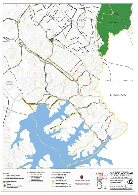 Cidade Ademar S O Paulo Estradas Do Mapa Mapa De Cidade Ademar S O