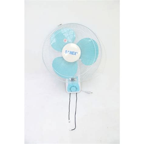 Jual Sanex FW 1680 Kipas Angin Dinding 16 Biru Shopee Indonesia