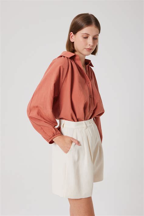 Billowy Puff Sleeve Shirt Our Second Nature