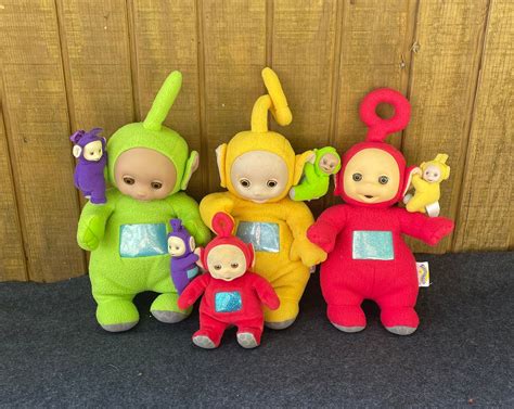 Vintage Teletubbies Plush Set - Etsy