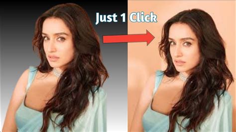 How To Remove Photo Background In Just Click Kisi Bhi Photo Ka