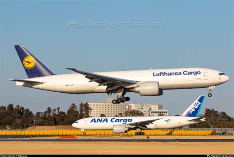 D ALFD Lufthansa Cargo Boeing 777 FBT Photo by Māuruuru ID 1165976