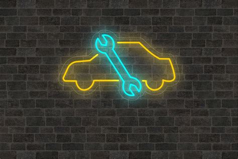 Car Truck And Auto Repair Neon Signs Best Buy Neon Signs