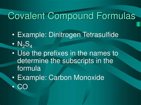 PPT - Covalent Compounds PowerPoint Presentation, free download - ID ...