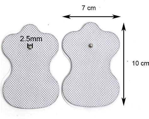 TENS EMS Long Life Elektroden Pads 4 Stuks O A Voor OMRON