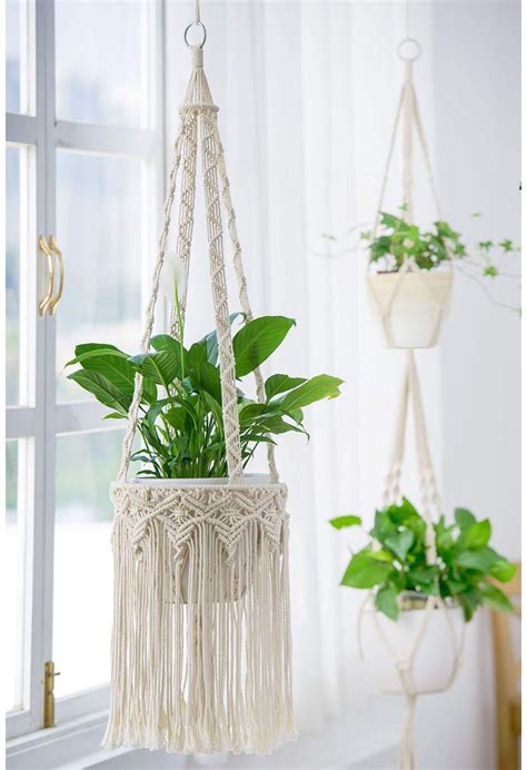 Macrame Macrame Plant Hangers Art Collectibles Etna Pe