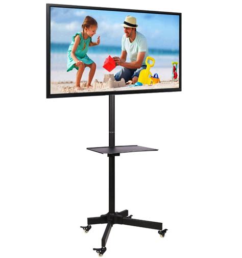 Supporto A Pavimento Con Mensola Trolley TV LCD LED Plasma 23 55