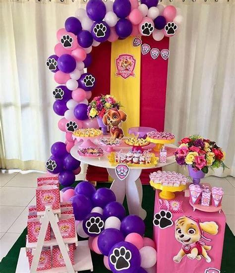 Conjugado Manejo Til Fiesta Tematica De Paw Patrol Para Ni A Seno