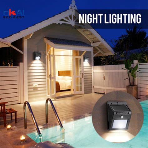 30 100 Led Solar Light Outdoor Solar Lamp Pir Moti Grandado