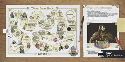 Vikings Board Game L Enseignant A Fait Twinkl