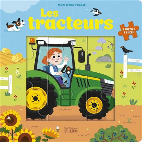 Mon Livre Puzzle Les Tracteurs Collectif Livres Jeux