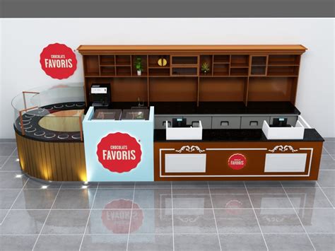 Best Price Indoor Mall Food Kiosk Design Chocolate Kiosk For Sale