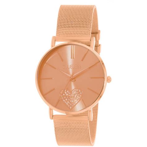 Montre Femme Clueless Bcl Bracelet Acier Rose Sur Bijourama