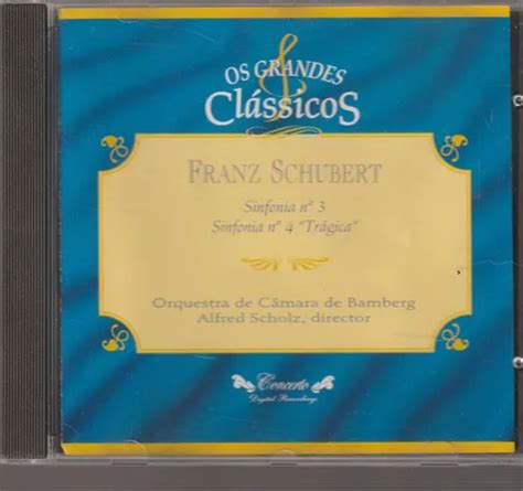 Cd Os Grandes Cl Ssicos Franz Schubert Sinfonia N Parcelamento Sem