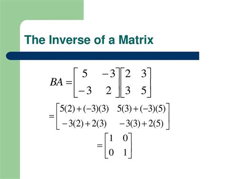 Finding The Inverse Of A Matrix Ppt Download