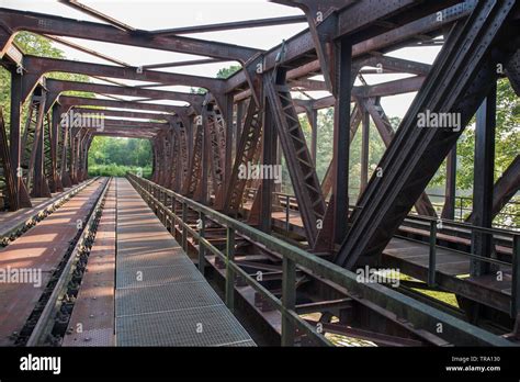 Old Railway Bridge Stock Photo Alamy