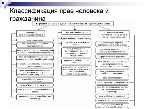 Основные права и свободы человека и гражданина. Юридический аспект ...