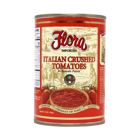 Italian Crushed Tomatoes Polpa Fine Di Pomodoro Flora Fine Foods