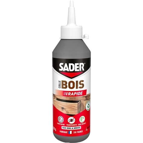 Sader Colle Bois Pr Rapide Min Colle Forte Pour Tous Bois Et